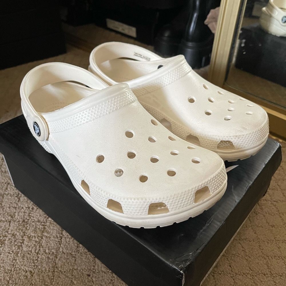 White Crocs!